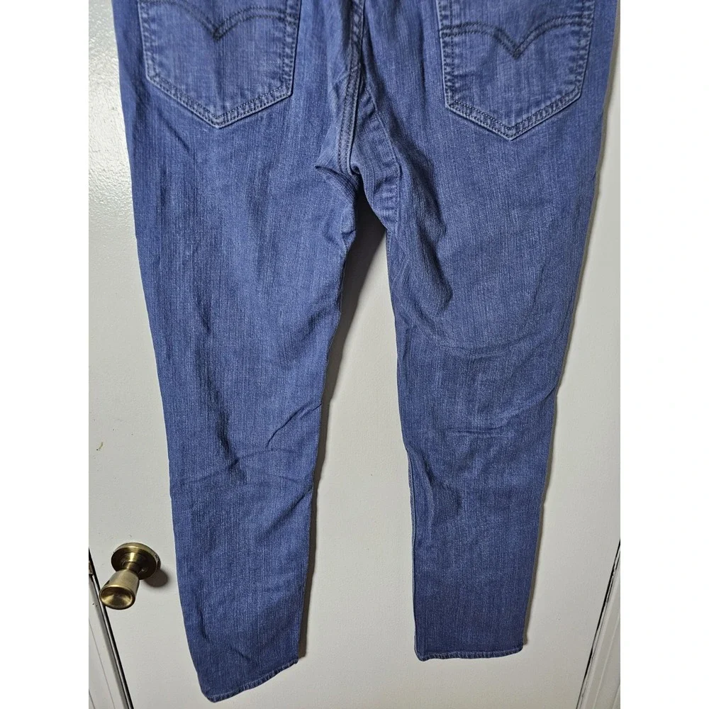 Levis 511 Black Label Stretch Denim Jeans Blue Men's Size 34x32 Fits 32x31